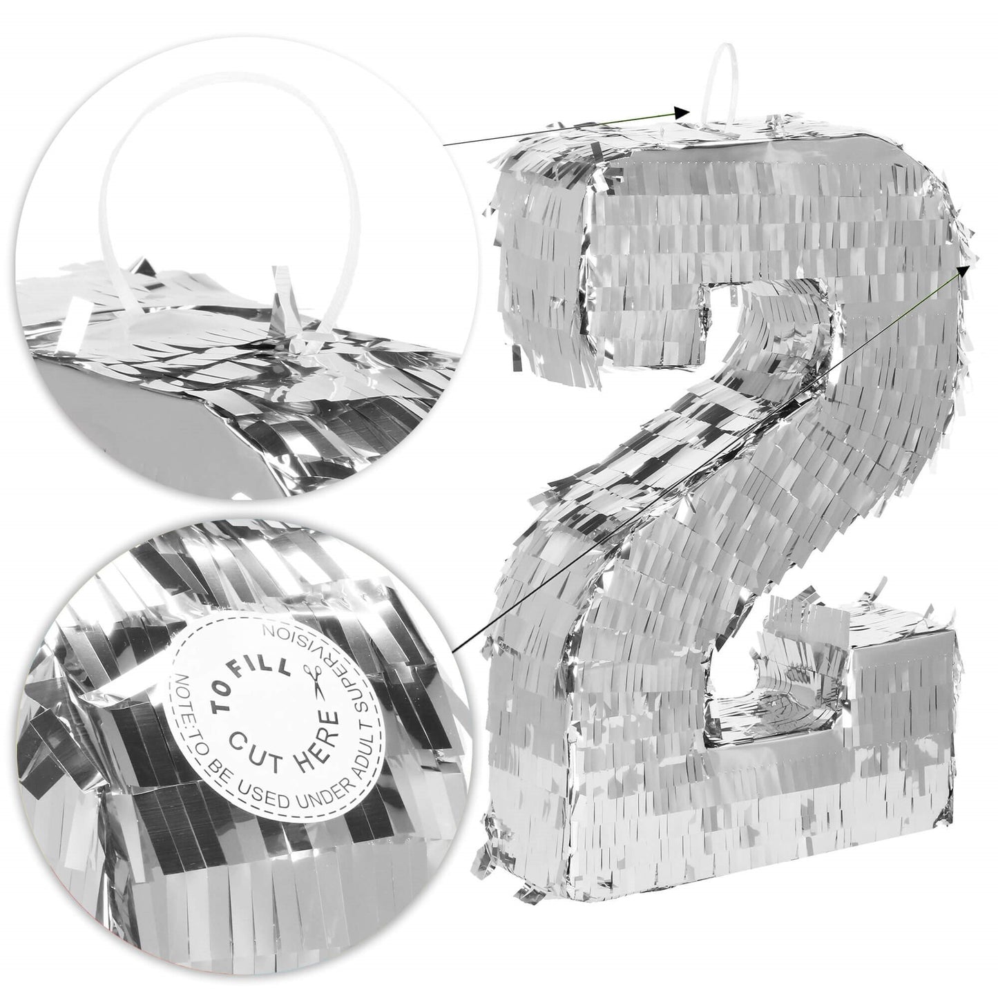 Gimtadienio pinjata  PIN003, skaičius 2, vaikams