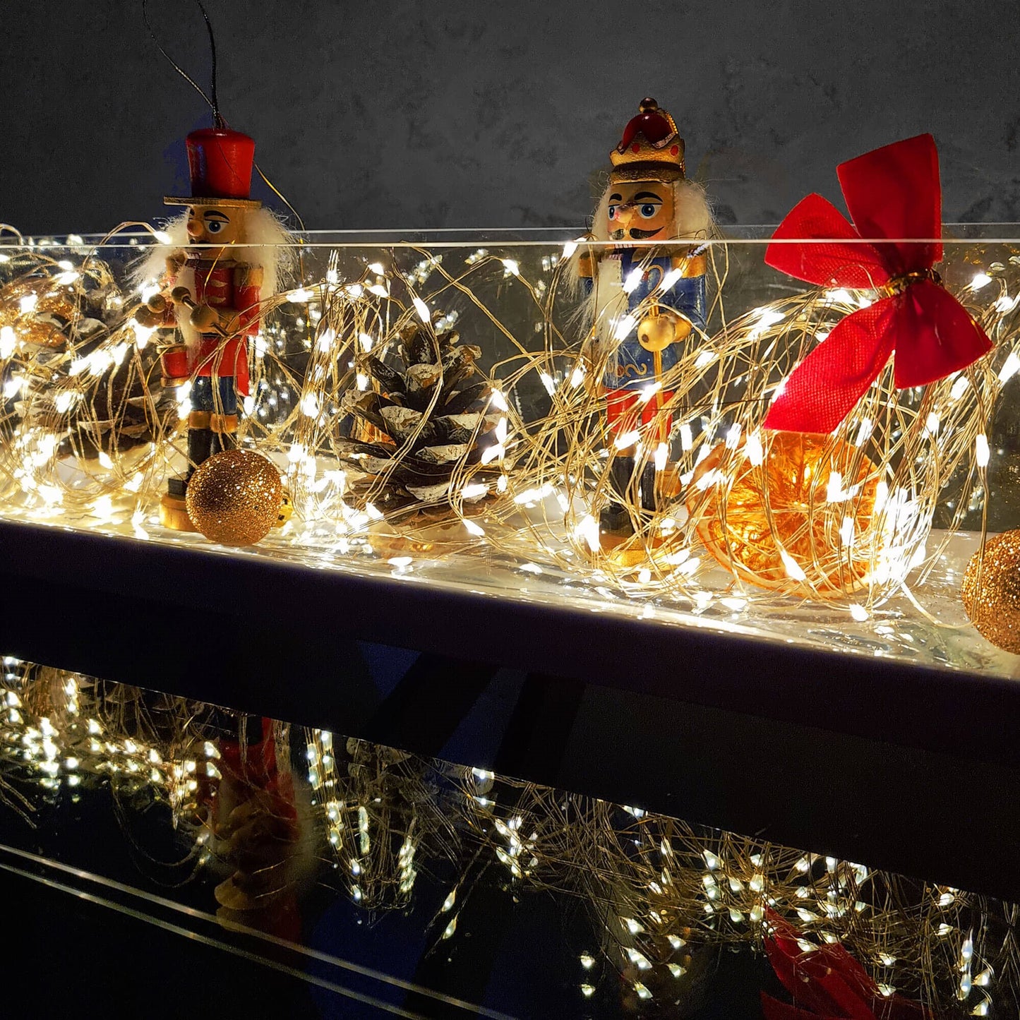 Kalėdinės eglutės lemputės, 20 LED,  CL0026, maitinamos baterijomis