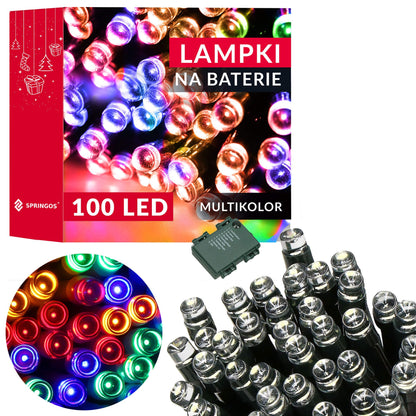 CL4032 Girlianda, 100 LED, 10m, spalvota