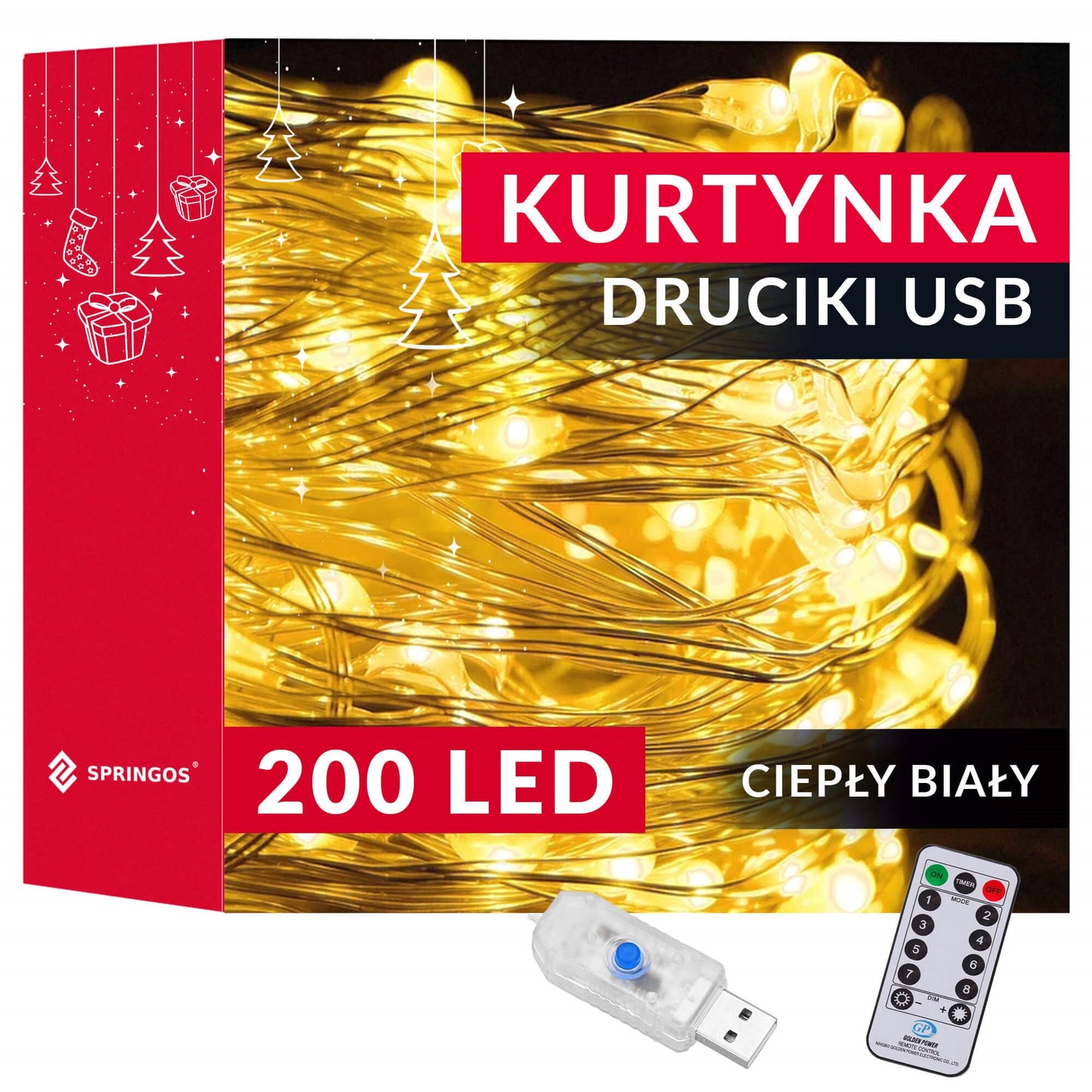 CL4020 LAIDINĖS LEMPOS 200 LED
