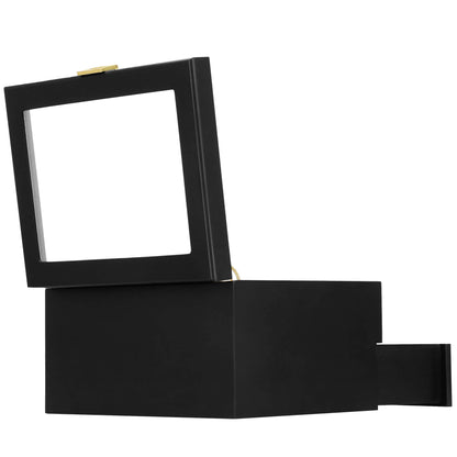 Laikrodžio dėžutė juodos spalvos HA1067 29x21,5x16cm