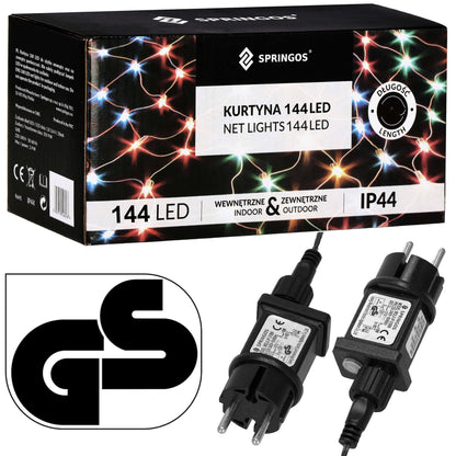 Kalėdinės lemputės  CL4111 144 Led 2 x 2 m
