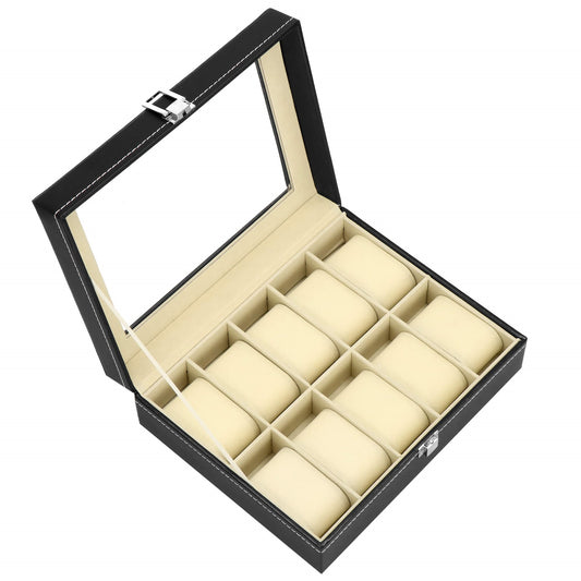 Laikrodžio dėžutė juodos spalvos HA1055