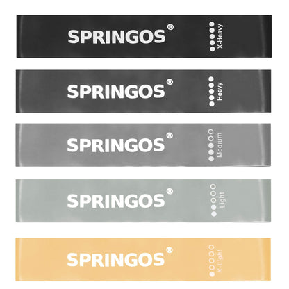 Mankštos pasipriešinimo juostų rinkinys, įvairiaspalvis – FA0132