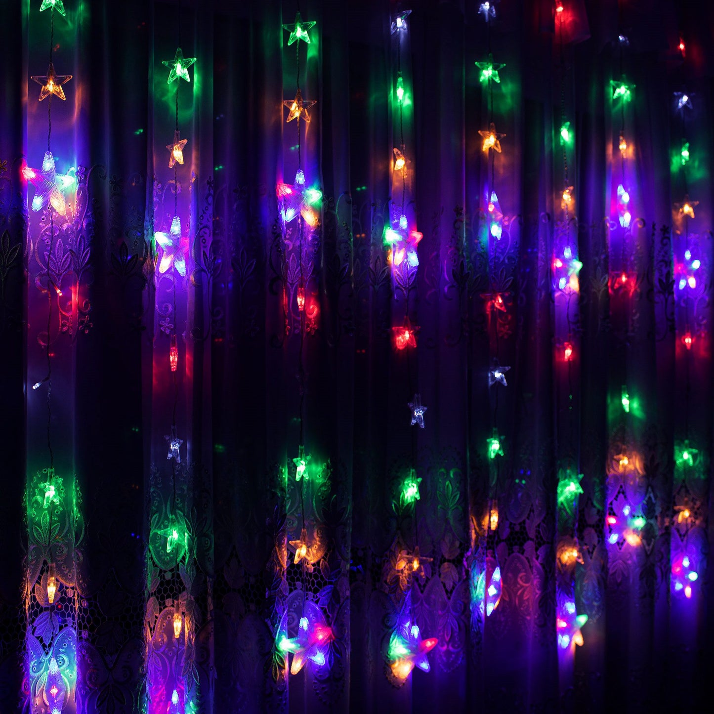 CL4008 Žvaigždių LED užuolaida
