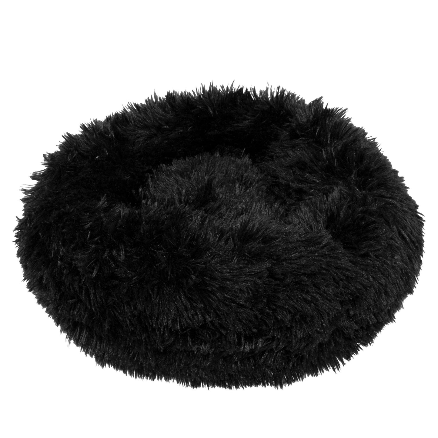 Šuns arba katės guolis  PA0161, 40 cm, pliušinis, juodas