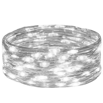 CL4026 LED girlianda su elementais – 10 LED, šaltai balta