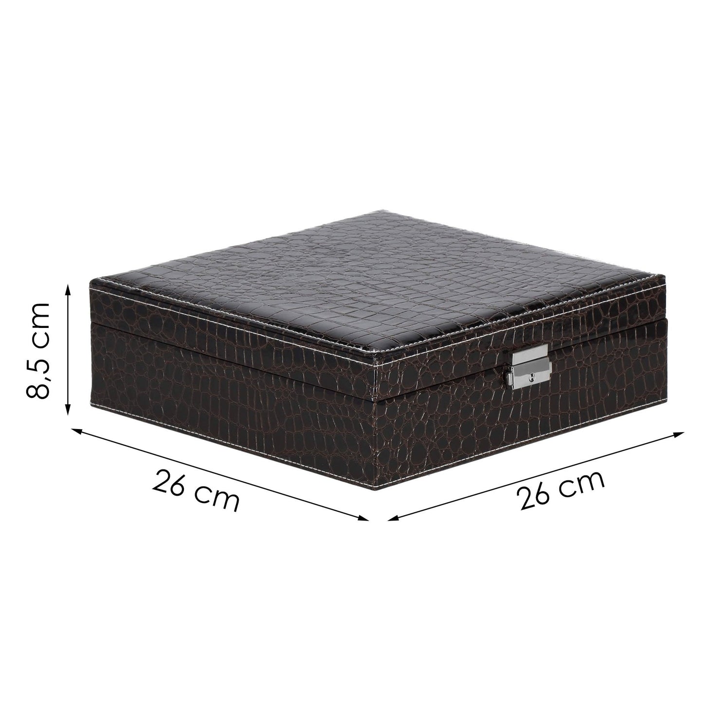 Papuošalų dėžutė HA1074 26.5x26.5x8.5cm