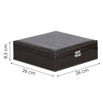 Papuošalų dėžutė HA1074 26.5x26.5x8.5cm