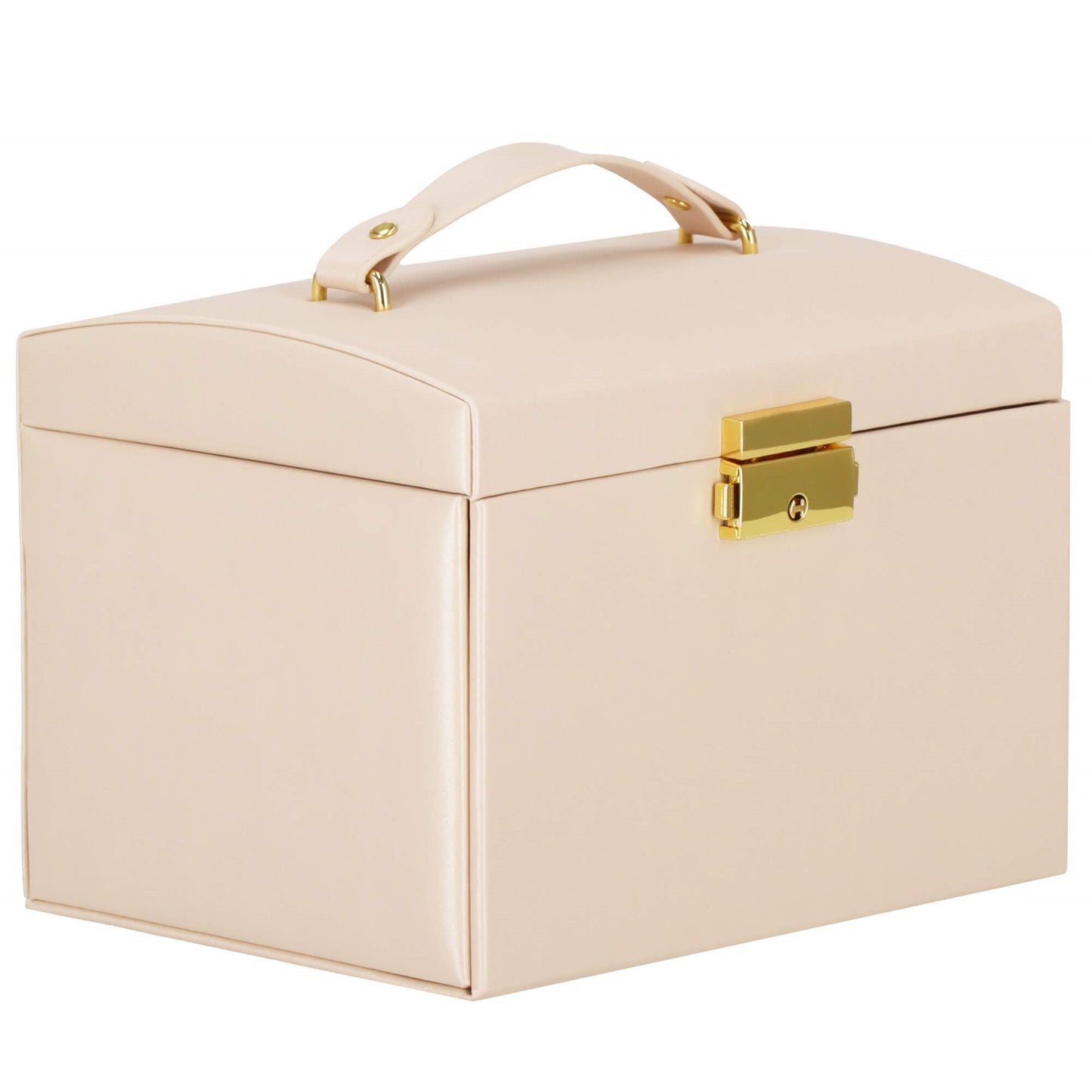 Papuošalų dėžutė kreminės spalvos HA1086 17,5x14x13cm