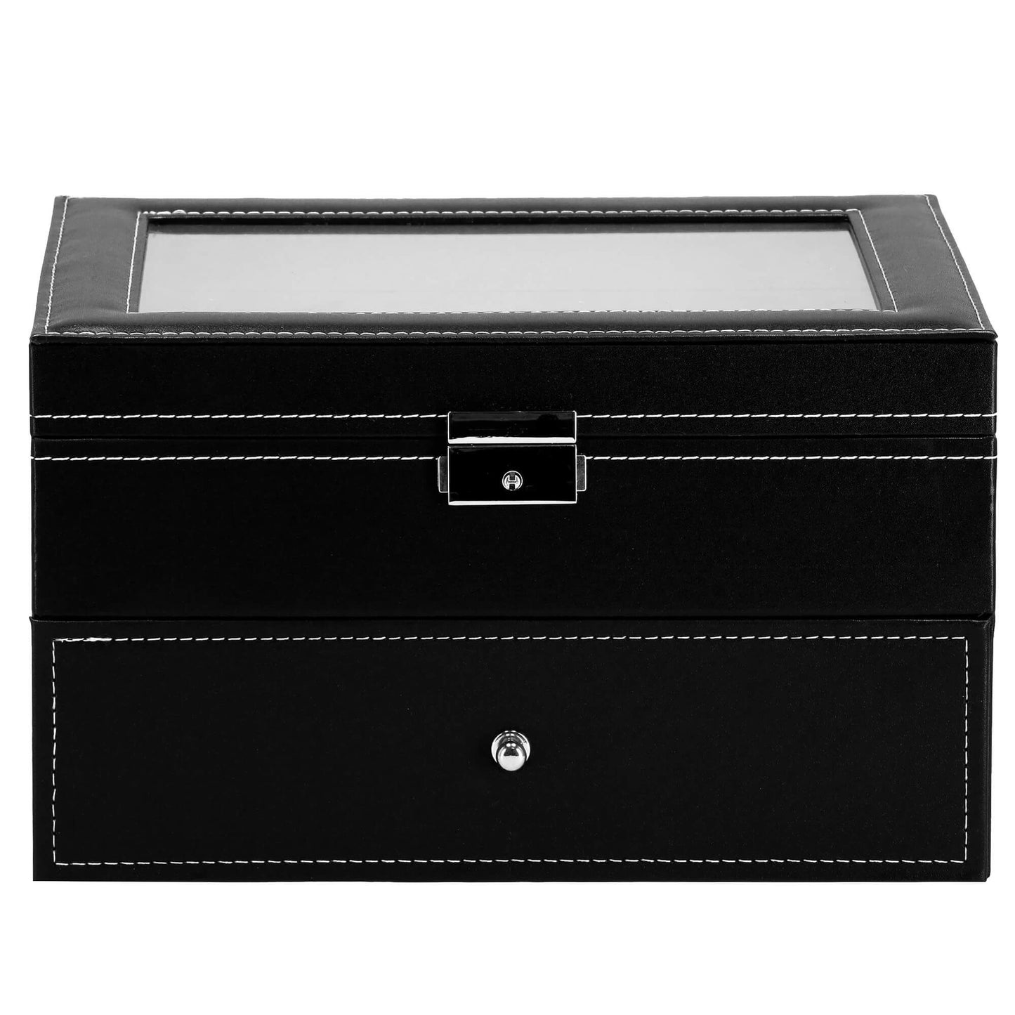 Laikrodžio dėžutė juodos spalvos HA1059