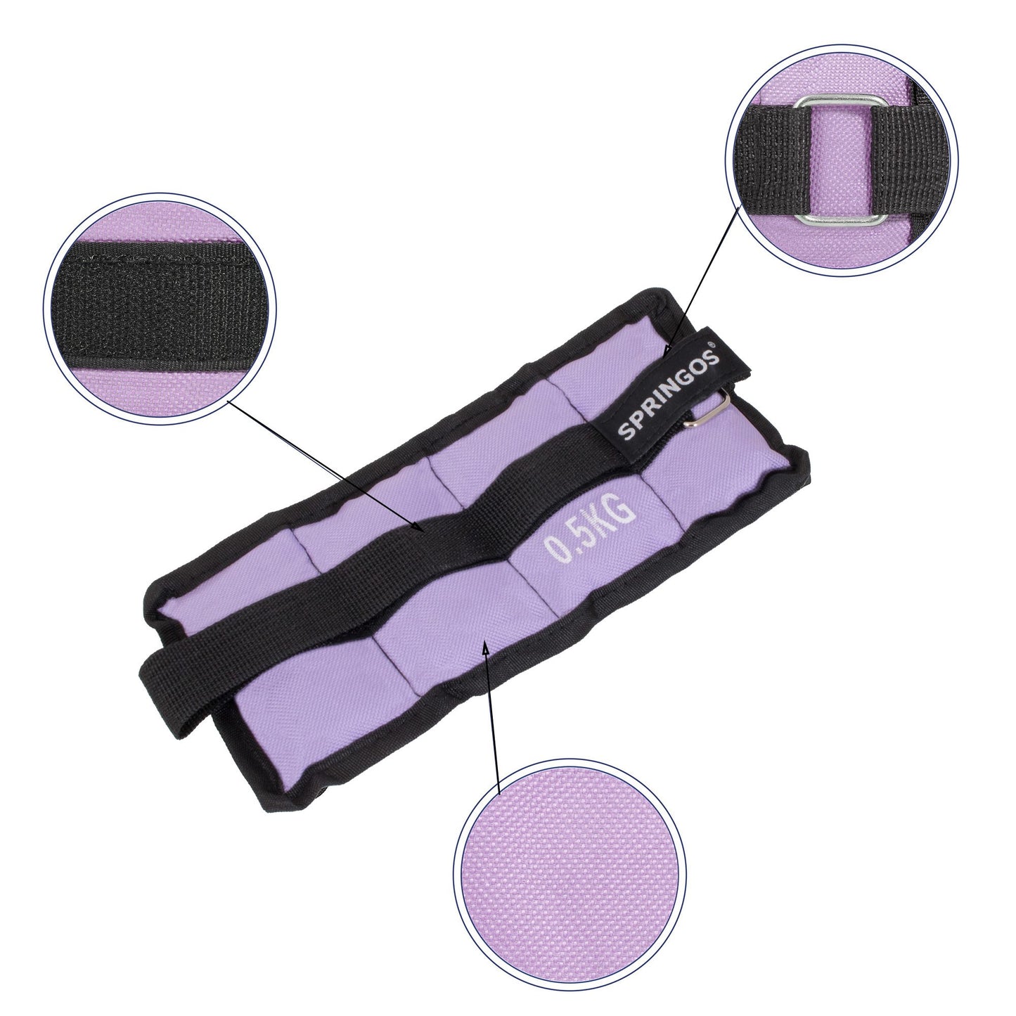 Sąnarių ir čiurnos svareliai  FA0003 2 x 0,5 kg