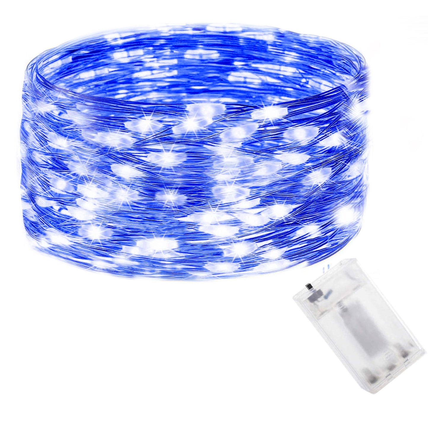 CL0016 LED kalėdinė girlianda 50 LED, 4.9m, mėlyna