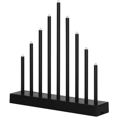 CL0854 Derokatyvinis žvakių stovas 9 LED