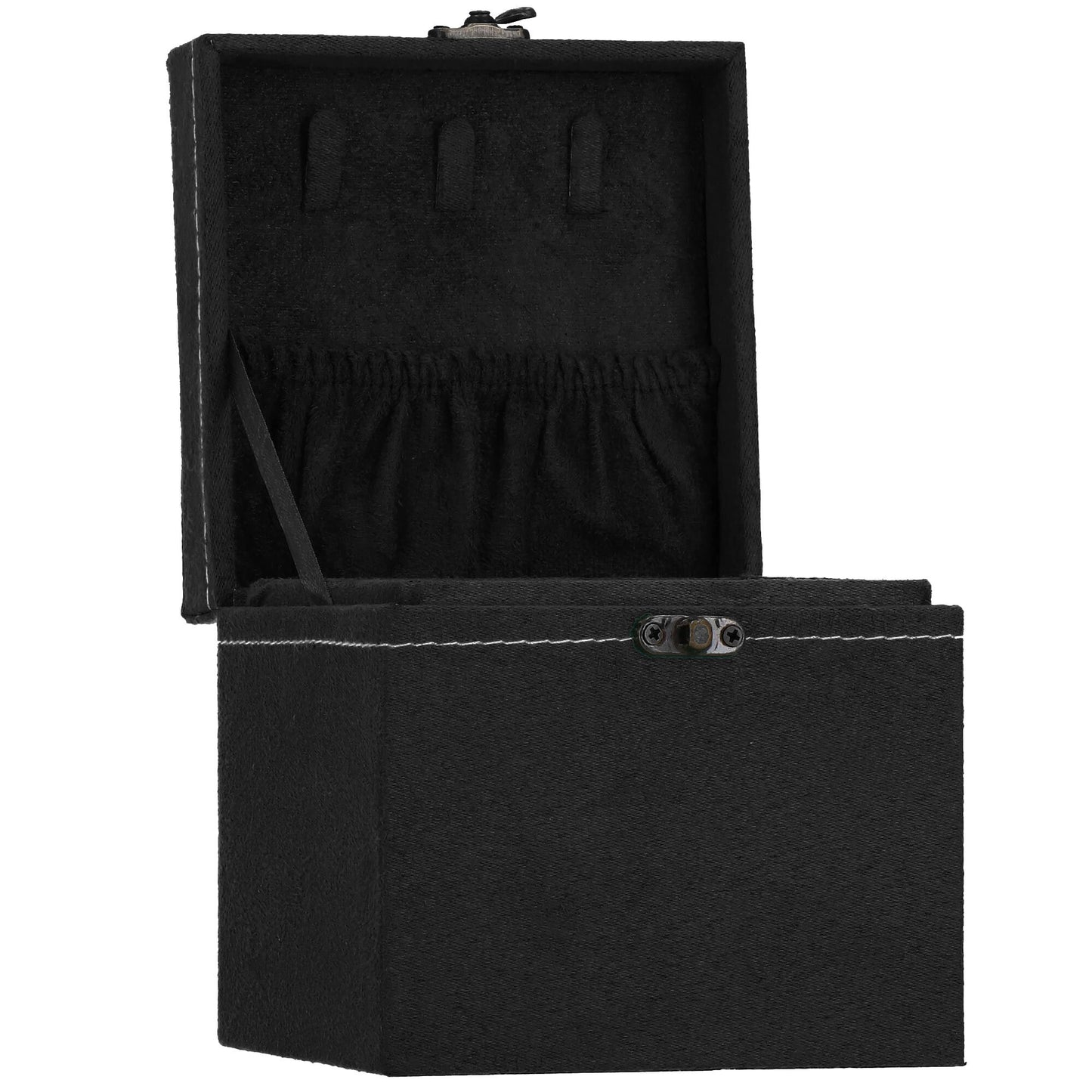 Papuošalų dėžutė juodos spalvos HA1044 12x12x12cm