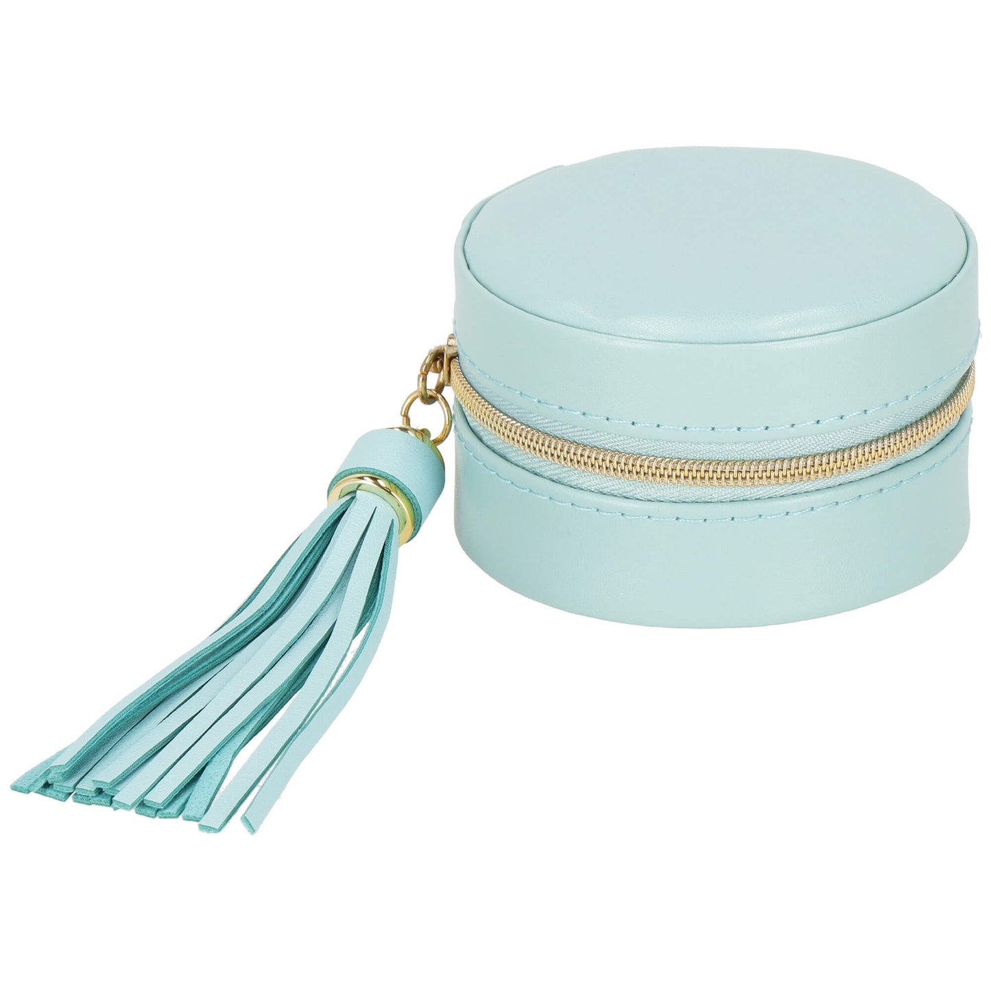 Papuošalų dėžutė žydros spalvos HA1041 7x7x4,5cm