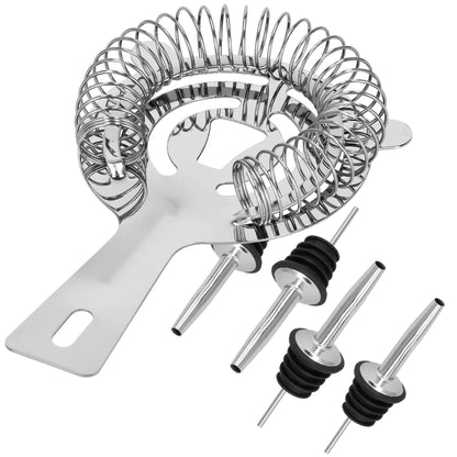 Barmeno rinkinys plaktuvas stovas  KI0025 12 vnt. sidabrinis