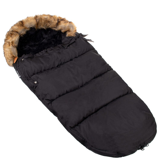 Vaikiškas miegmaišis SB0003, 4-in-1, vežimėliui, rogutėms ir lopšiui, juodas