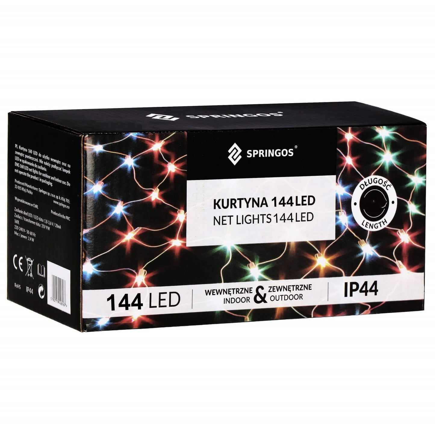 Kalėdinės lemputės  CL4111 144 Led 2 x 2 m