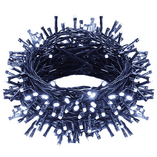 Kalėdinės lemputės CL4074 200 Led, šaltai balta, 8 apšvietimo funkcijos