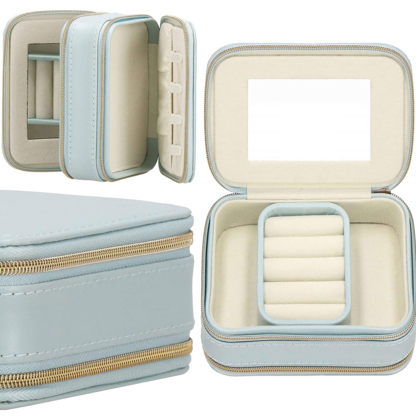 Papuošalų dėžutė mėlynos spalvos HA1035 11,5x8,5x5cm