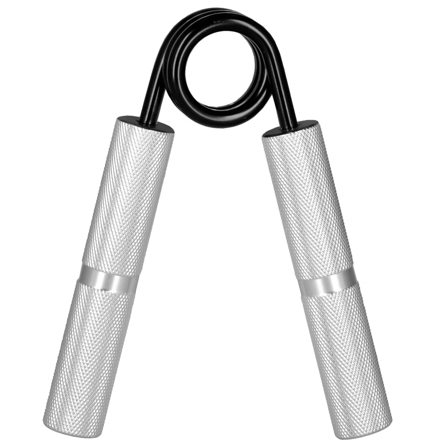 Plieninis rankų treniruoklis, rankų ekspanderis 68 kg rankų pratimams,  FA0150, sidabrinė-juoda