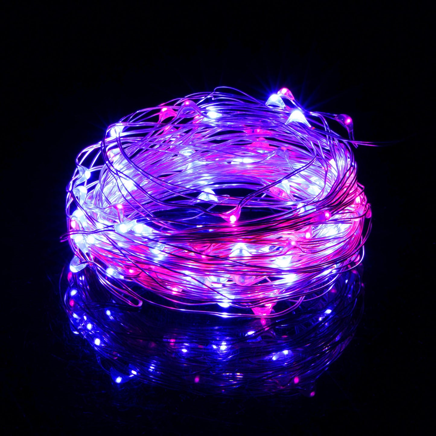CL0011 Girlianda 1.9m, rožinė + mėlyna, 20 LED