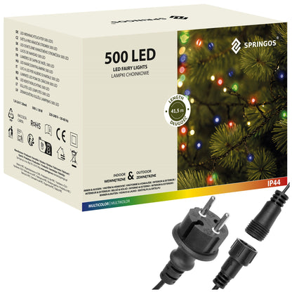 CL0526 Led girlianda 500 LED, 30m, spalvota