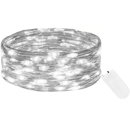 CL4026 LED girlianda su elementais – 10 LED, šaltai balta