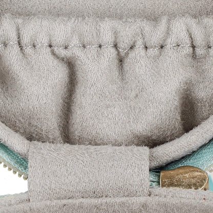 Papuošalų dėžutė žydros spalvos HA1041 7x7x4,5cm