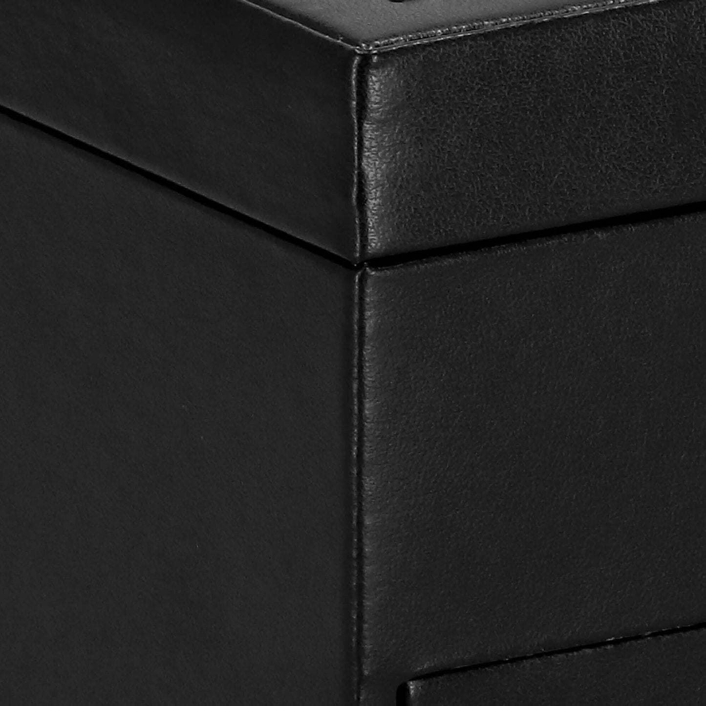 Papuošalų dėžutė juodos spalvos HA1081 16x16x11cm