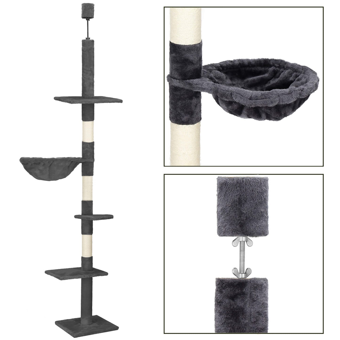 Daugiapakopis kačių namas  PA1051 245 - 260 cm