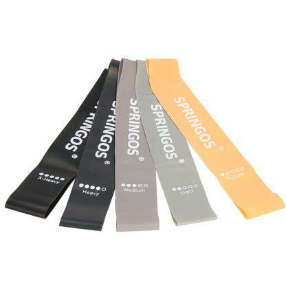 Mankštos pasipriešinimo juostų rinkinys, įvairiaspalvis – FA0132