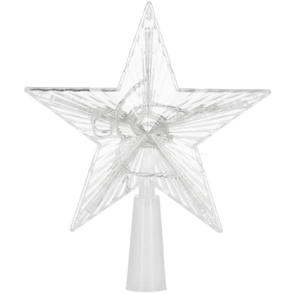 Kalėdų eglutės viršūnės žvaigždė CL4129 10 LED, daugiaspalvė