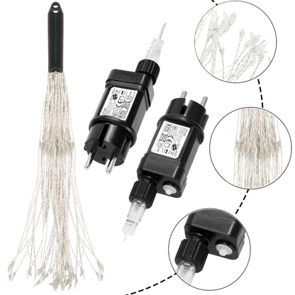 Kalėdų eglutės lemputės žvaigždė, šilta balta CL0117