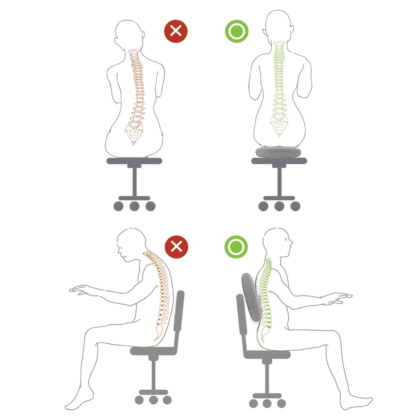 Fitness Sensorinė pagalvė + pompa FA0078