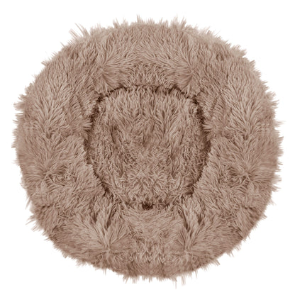 Šuns ir katės guolis  PA0170, 40 cm, pliušinis, šviesiai rudas