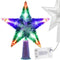 Kalėdų eglutės viršūnės žvaigždė CL4129 10 LED, daugiaspalvė