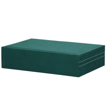 Papuošalų dėžutė žalios spalos HA1047 28x19,5x7cm
