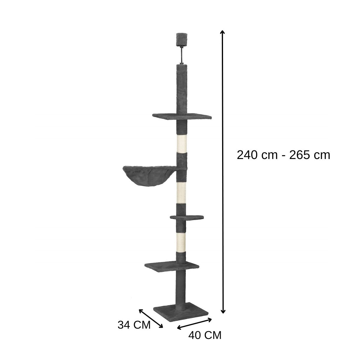 Daugiapakopis kačių namas  PA1051 245 - 260 cm