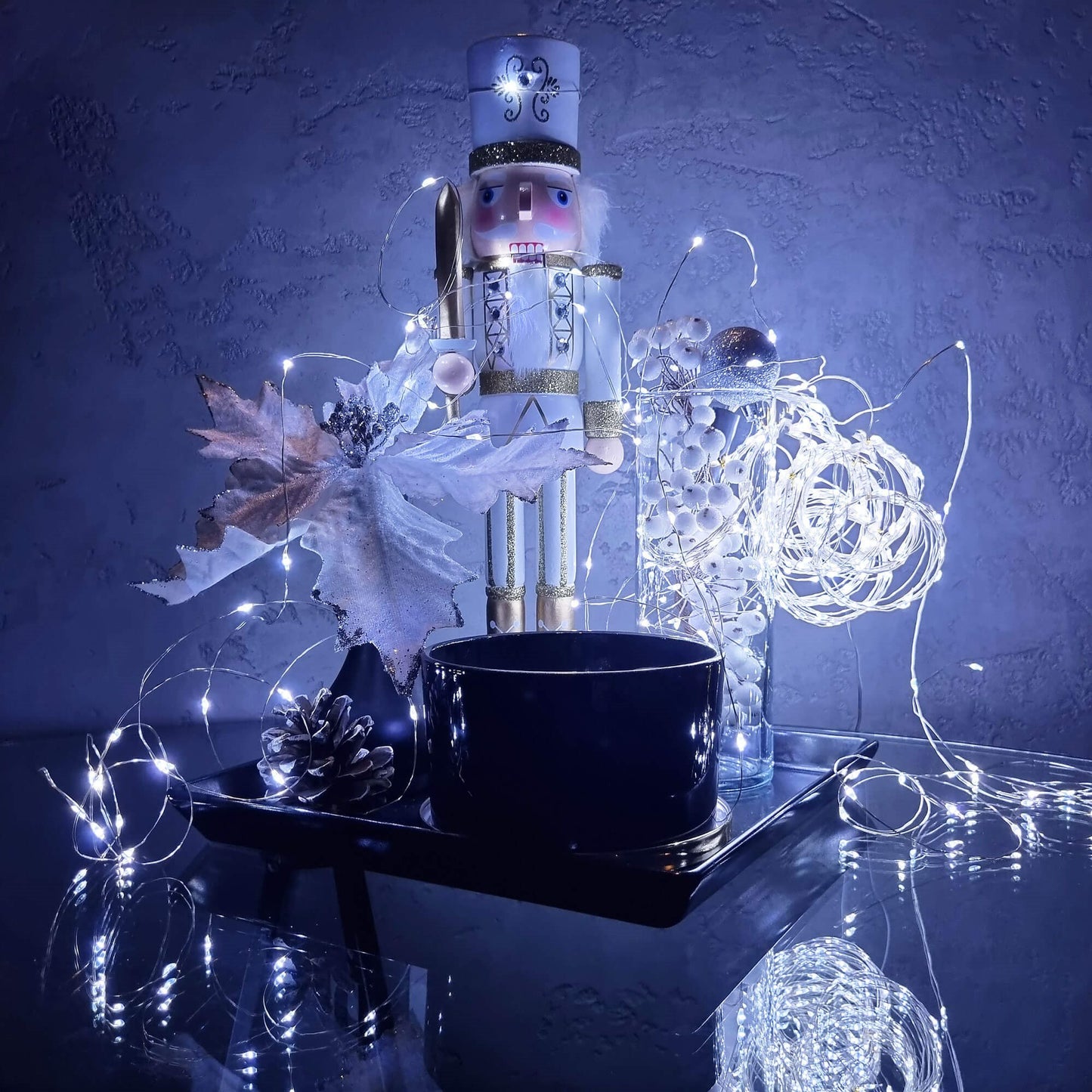 CL0106 Girlianda, 50 LED, šalta balta, 4.9m