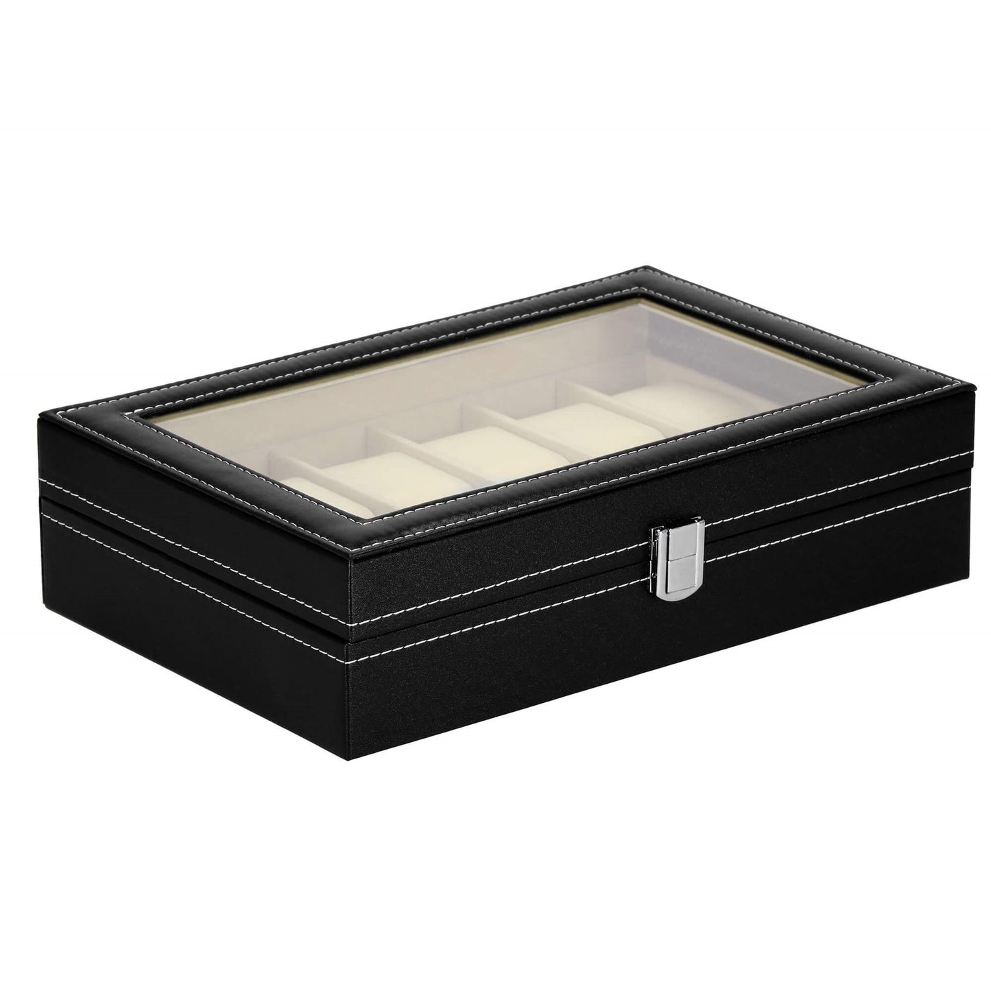 Laikrodžio dėžutė juodos spalvos HA1058 30x20x8cm