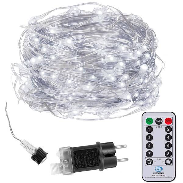 Kalėdinės lemputės  CL0313 300 Led 30m, šaltai balta