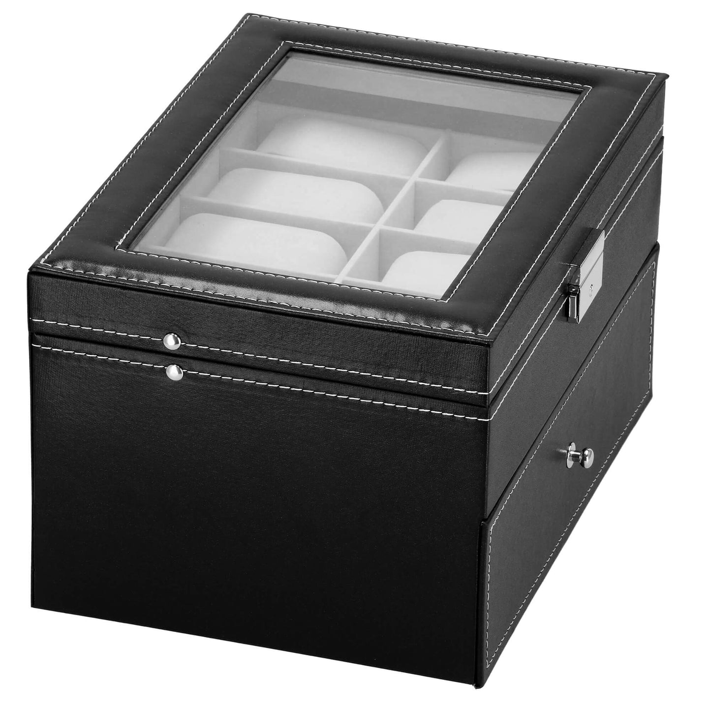 Laikrodžio dėžutė juodos spalvos HA1059