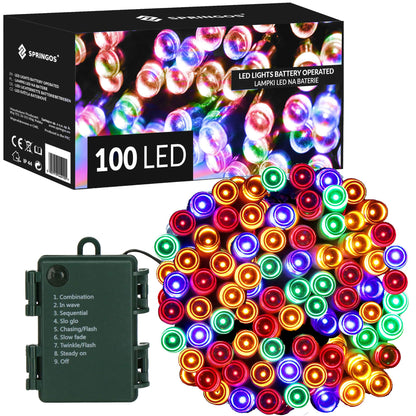 CL4032 Girlianda, 100 LED, 10m, spalvota