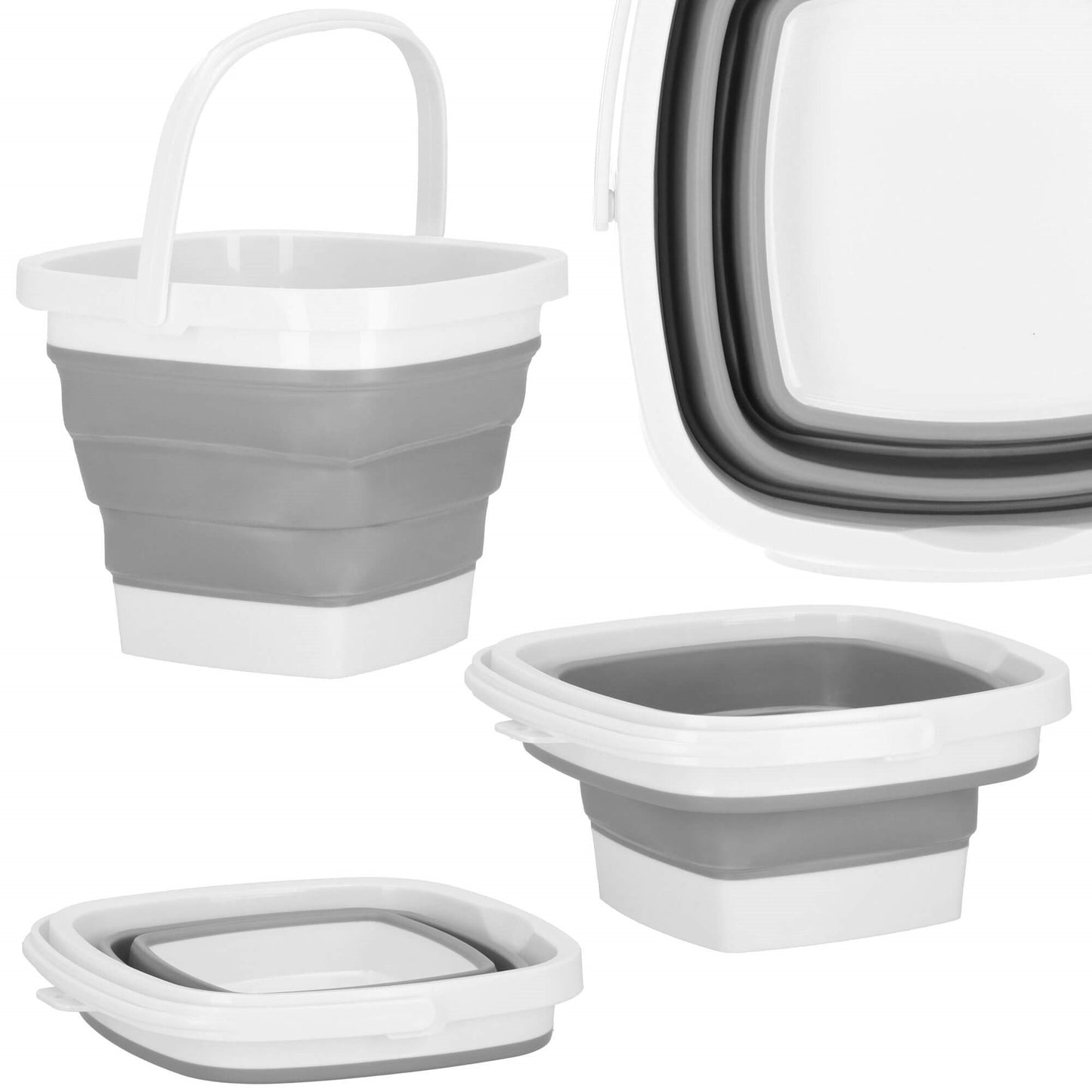 Sulankstoma daiktadėžė - indas  SA5098 23,8x19x14cm 5l