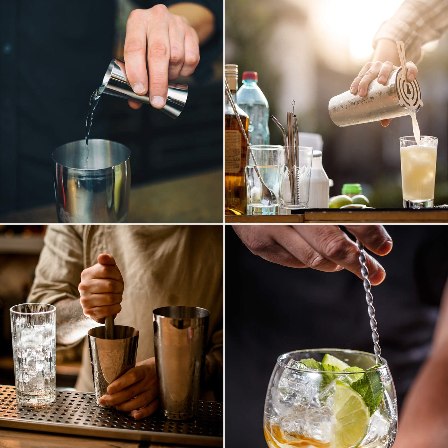 Barmeno rinkinys plaktuvas stovas  KI0010 11 vnt. sidabrinis