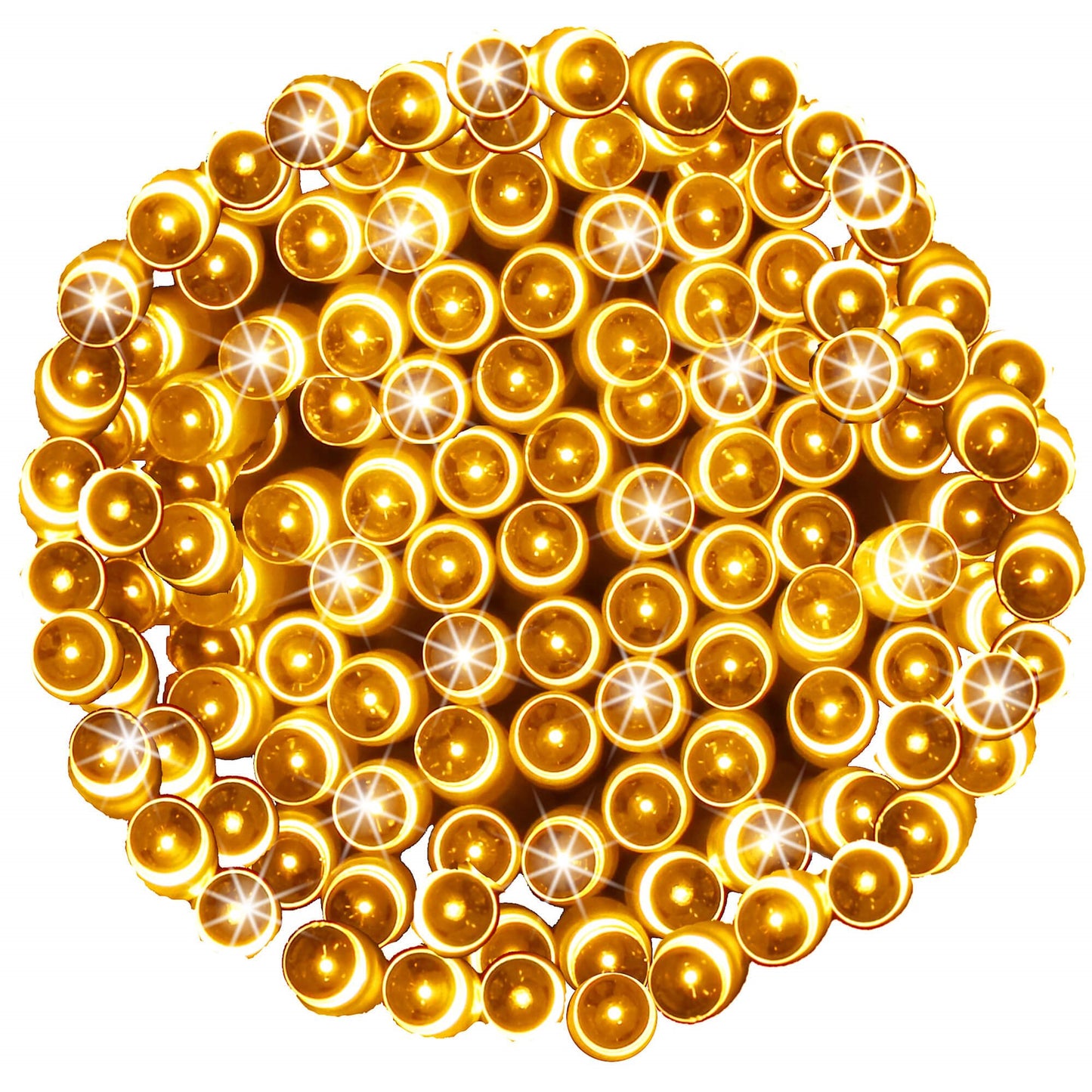 Kalėdinės lemputės su saulės baterija CL4147 12 m, šilta balta, 8 apšvietimo funkcijos