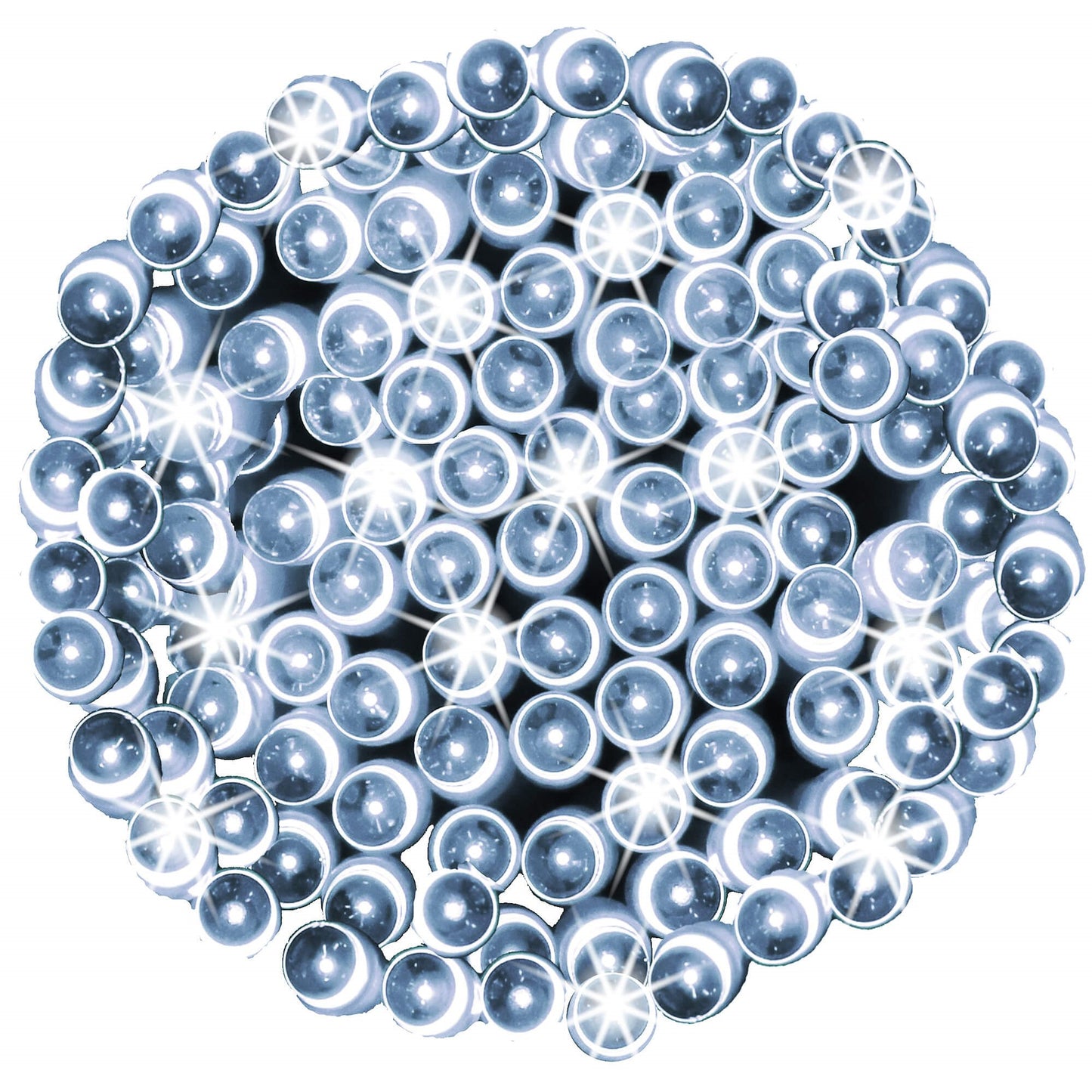 Kalėdinės lemputės su saulės baterija CL4148 12 m, šaltai balta