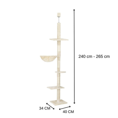 Daugiapakopis kačių namelis  PA1052 240-265 cm